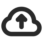 Cloud Upload SVG Icon